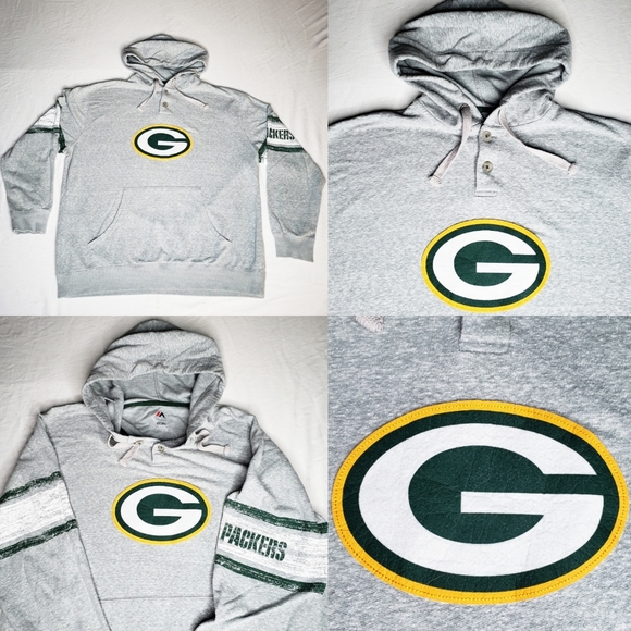 Majestic Other - Green Bay Packers NFL Majestic Hoodie Sweater XL